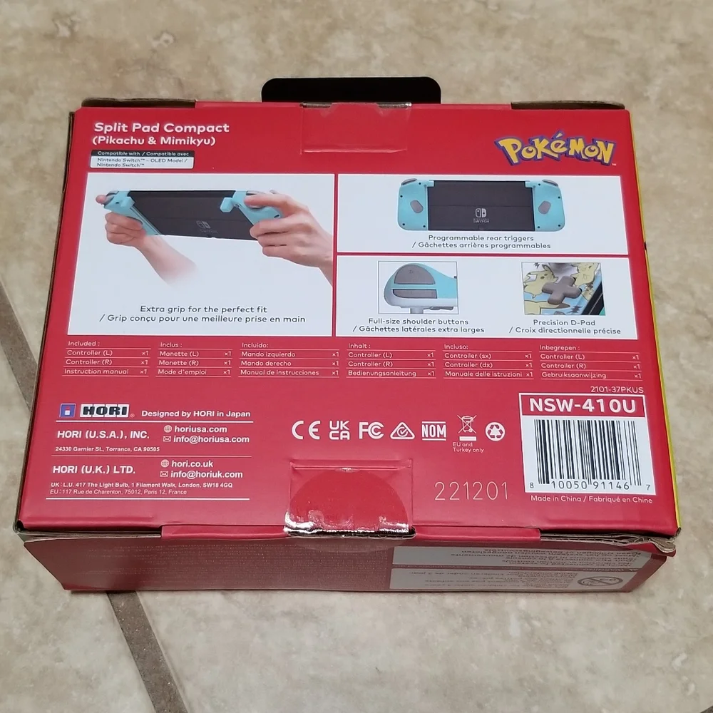 Hori Split Pad Compact for Nintendo Switch Pikachu & Mimikyu